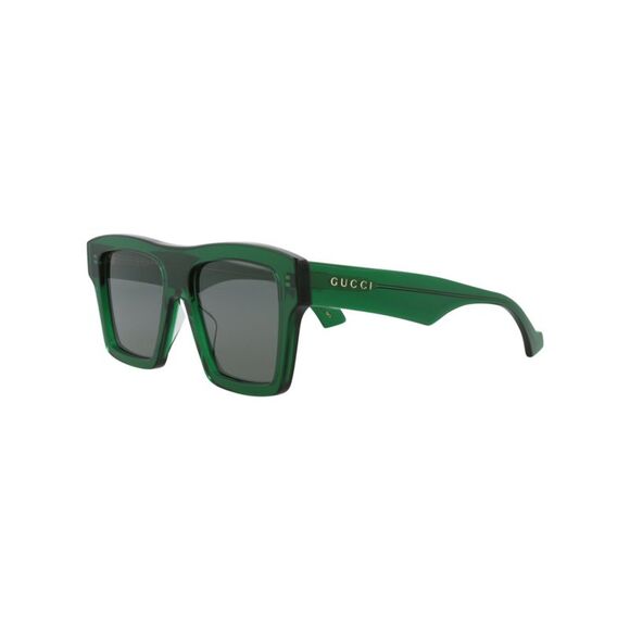 Gucci Square-Frame Acetate Sunglasses Green Mens - Picture 2 of 6